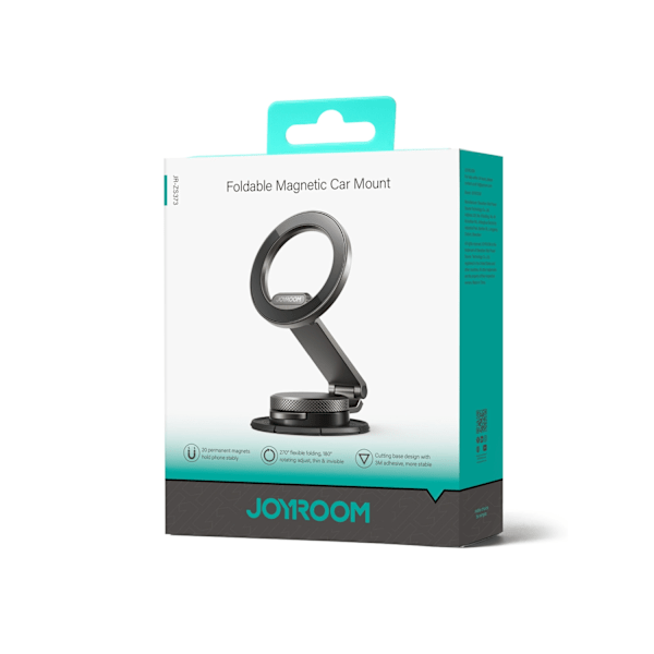 Joyroom magnetic car phone holder on the dashboard gray (JR-ZS373) Gray