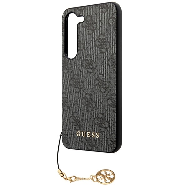 Guess 4G Charms Collection case for Samsung Galaxy S24+ - black Black