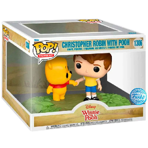 POP figure Moments Disney Winnie the Pooh Christopher Robin with Pooh Exclusive Multicolor