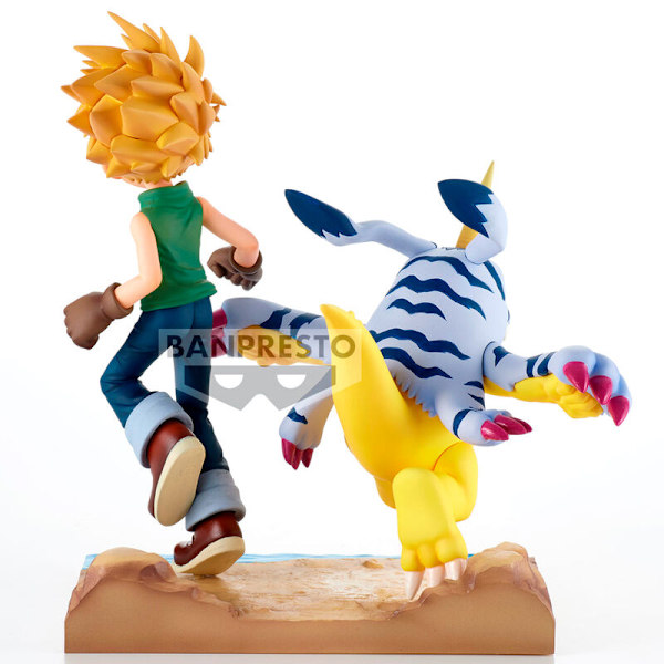 Digimon Adventure - Adventure Archives Yamato & Gabumon figure 15cm Multicolor