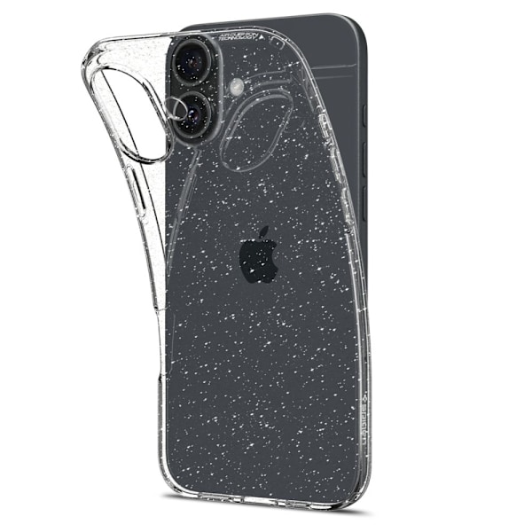 Spigen Liquid Crystal iPhone 16 Plus Case - Clear Glitter Transparent