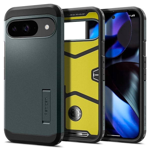 Spigen Tough Armor Case for Google Pixel 9 / 9 Pro - Green Green