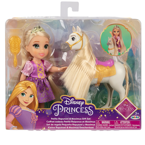 Disney Tangled Rapunzel + Maximus nukke 15cm Multicolor