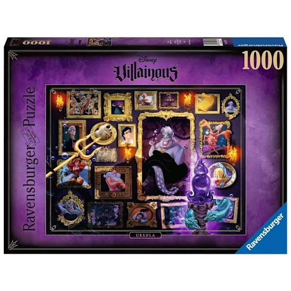 Disney Villainous Jigsaw Puzzle Ursula (1000 pieces) multifärg