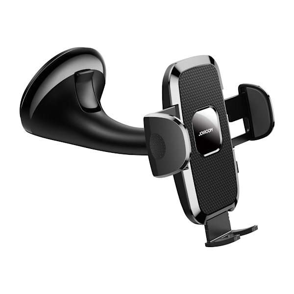 Joyroom JR-ZS259 mechanical car holder universal for phone on cockpit / window - black Black