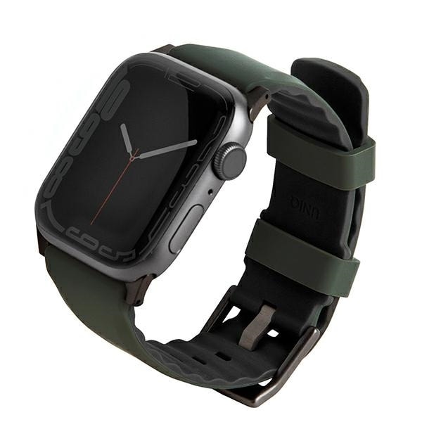 Uniq Linus strap for Apple Watch 1/2/3/4/5/6/7/8/SE/SE2/Ultra 42/44/45/49mm - green Green