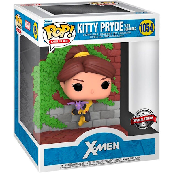 POP figure Deluxe Marvel X-Men Kitty Pryde with Lockheed Exclusive multifärg