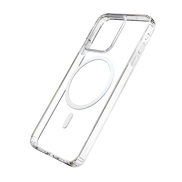 Case for iPhone 14 Plus compatible with MagSafe from the 3mk MagCase series - transparent Transparent