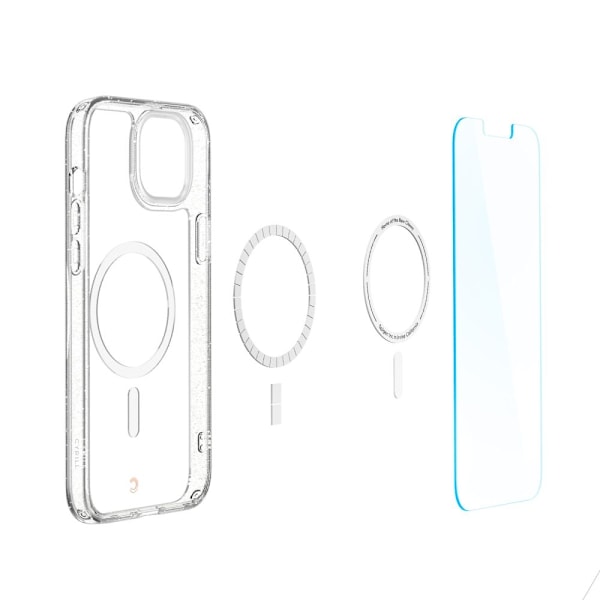 Spigen Cyrill Shine Mag Case with MagSafe for iPhone 14 Plus - Clear Glitter Transparent