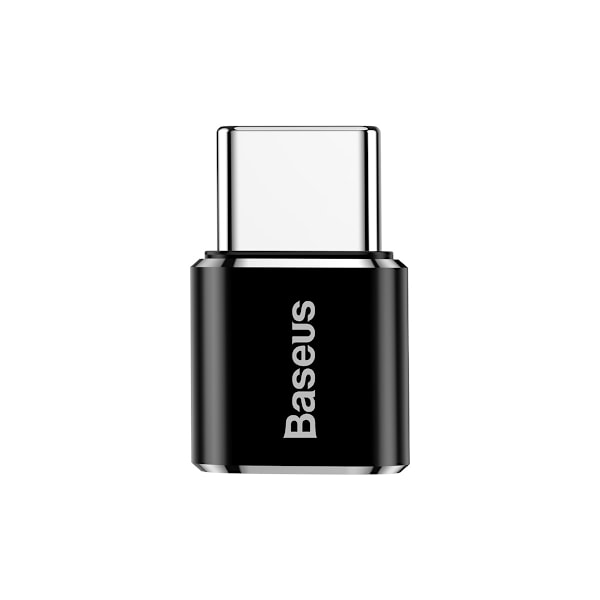 Baseus Mini Micro USB to USB-C adapter - black Black