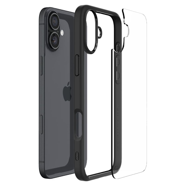 Spigen Ultra Hybrid iPhone 16 Plus Case - Matte Black Black