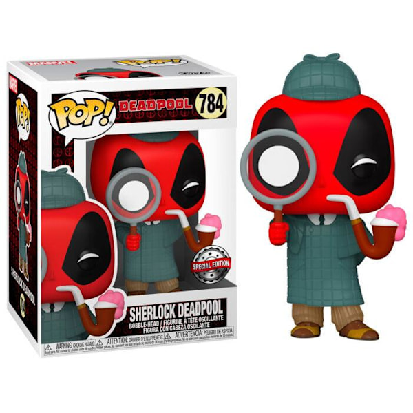 POP-hahmo Marvel Deadpool 30th Sherlock Deadpool Exclusive Multicolor