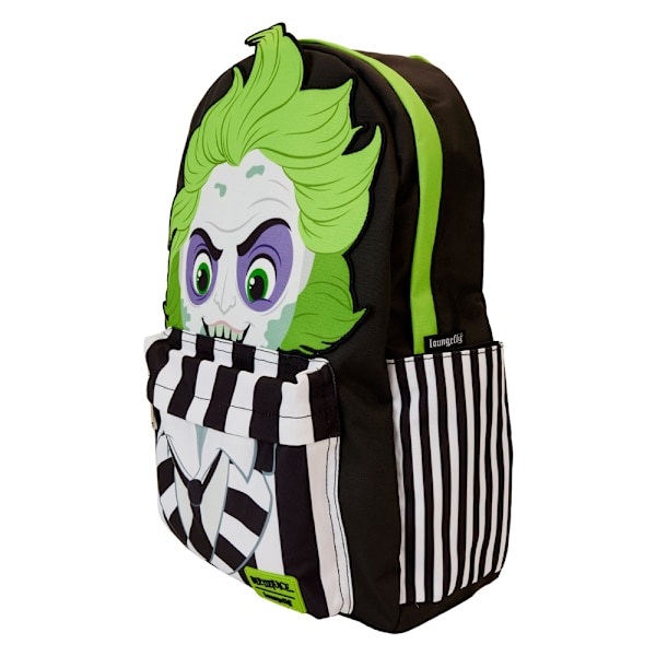 Loungefly Beetlejuice nylon backpack 43cm multifärg