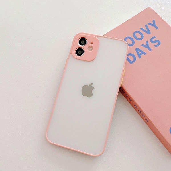 Milky Case silicone flexible translucent case for iPhone 11 Pro pink Pink