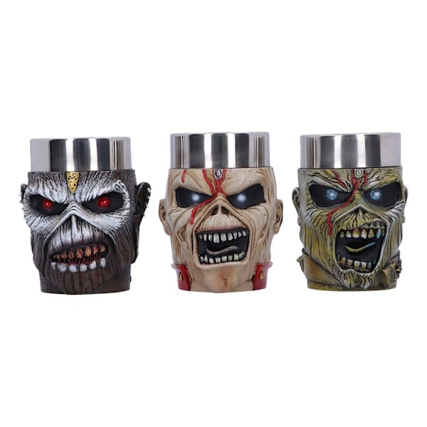 Iron Maiden Shotglass 3-Pack Eddie multifärg