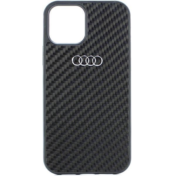 Audi Carbon Fiber iPhone 12/12 Pro 6.1&quot; black/black hardcase AU-TPUPCIP12P-R8/D2-BK Black