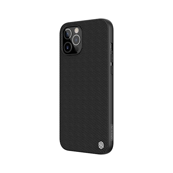 Nillkin Textured Case durable reinforced case with gel frame and nylon back for iPhone 12 Pro Max black Black