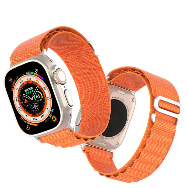 Sport strap with buckle for Apple Watch 9 / 8 / 7 / 6 / SE / 5 / 4 / 3 / 2 / 1 (41, 40, 38 mm) Dux Ducis Strap GS Version - orange Orange