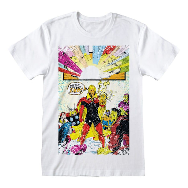 Marvel T-Shirt Warlock Guantlet Size L multifärg