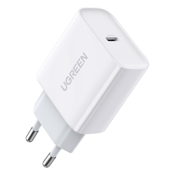 Ugreen USB charger Power Delivery 3.0 Quick Charge 4.0+ 20W 3A white (60450) White