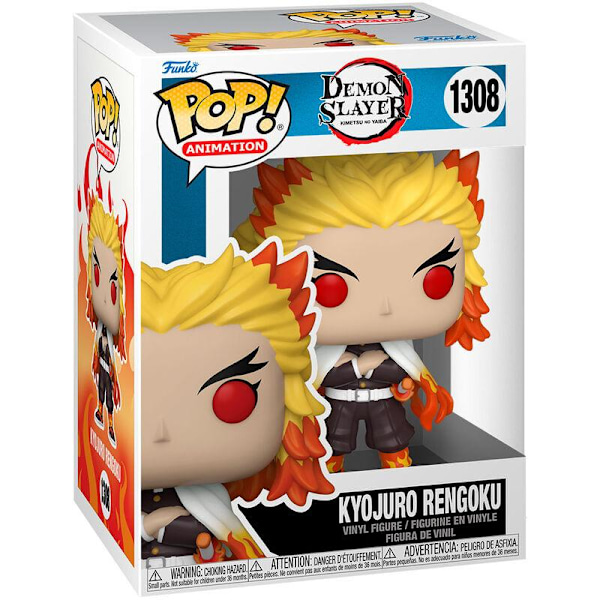 POP figure Demon Slayer Kimetsu no Yaiba Kyojuro Rengoku Multicolor