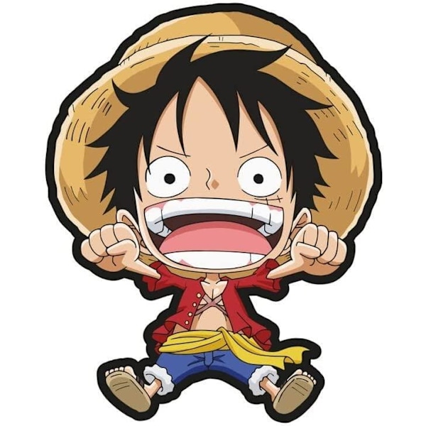 One Piece D Luffy 3D tyyny 35cm Multicolor