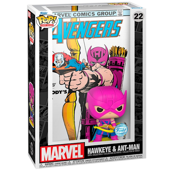 POP figure Comic Cover Marvel Avengers Hawkeye & Ant-Man Exclusive multifärg