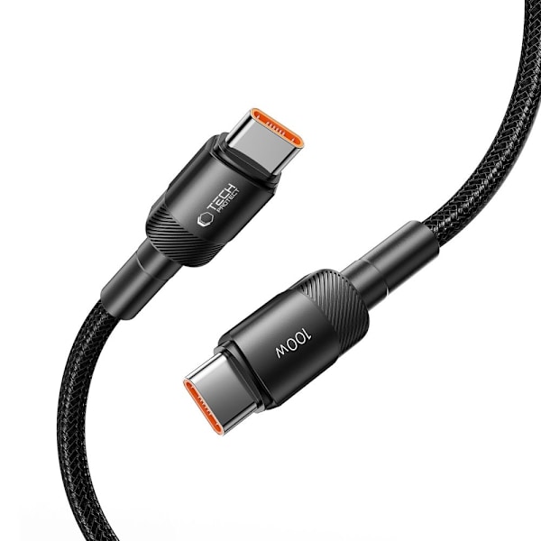 Tech-Protect UltraBoost Evo USB-C / USB-C PD cable 100W 5A 1m - black Black