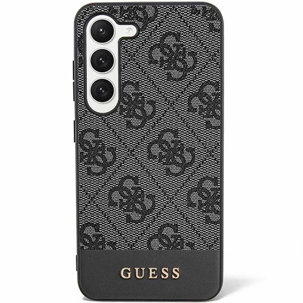 Guess 4G Stripe Collection case for Samsung Galaxy S24+ - black Black