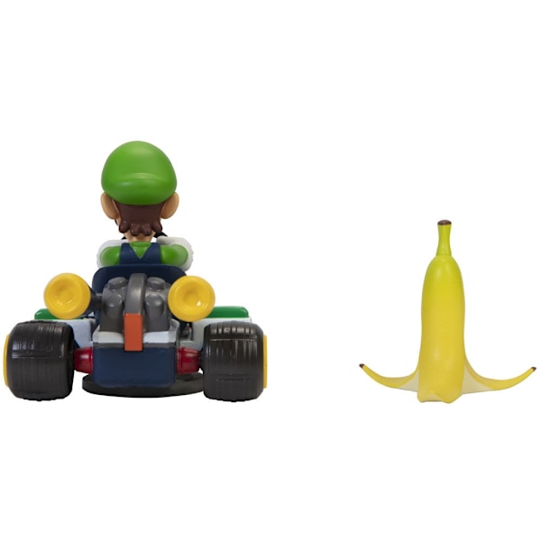 Mario Kart spinout Luigi Kart figure 6cm Multicolor