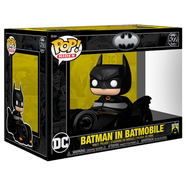 POP figure Rides Deluxe DC Comics Batman in Batmobile Multicolor