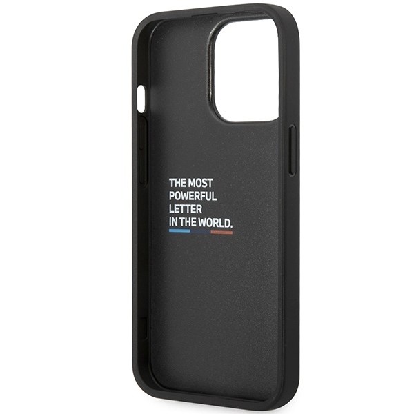 Case BMW BMHCP14L22PPMK iPhone 14 Pro 6.1" black/black Tricolor M Collection Black