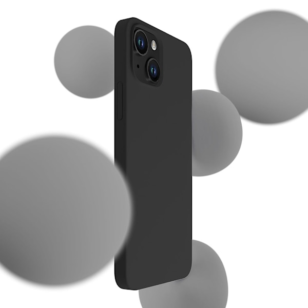 iPhone 14 Plus 3mk Silicone Case Series - Black Black