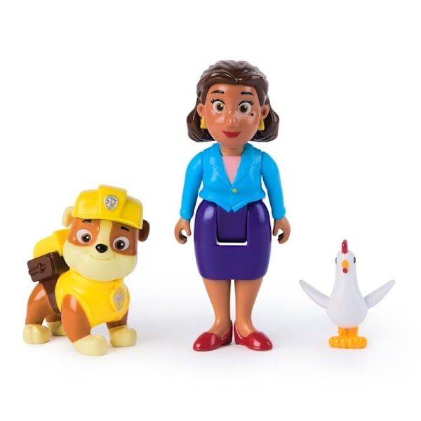 Paw Patrol Rubble Hero Pups pack 2 figures Multicolor