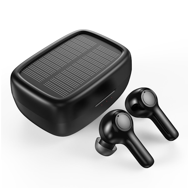 Choetech TWS wireless headphones with solar panel black (BH-T09) Black