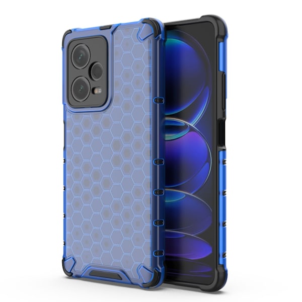 Honeycomb case for Xiaomi Redmi Note 12 Pro+ armored hybrid cover blue Blue