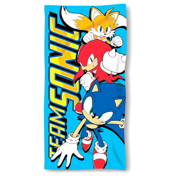 Sonic The Hedgehog microfibre beach towel Multicolor