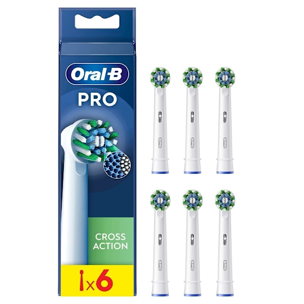 Reservehode Oral-B Pro Cross Action 6 enheter