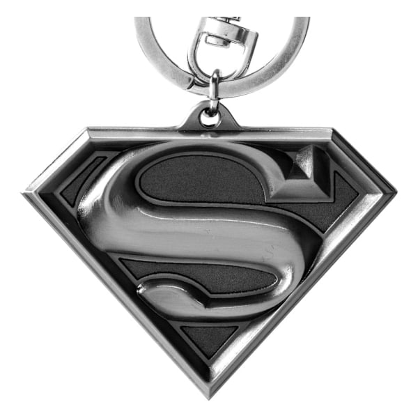 DC Comics Metal Keychain Superman Logo Multicolor