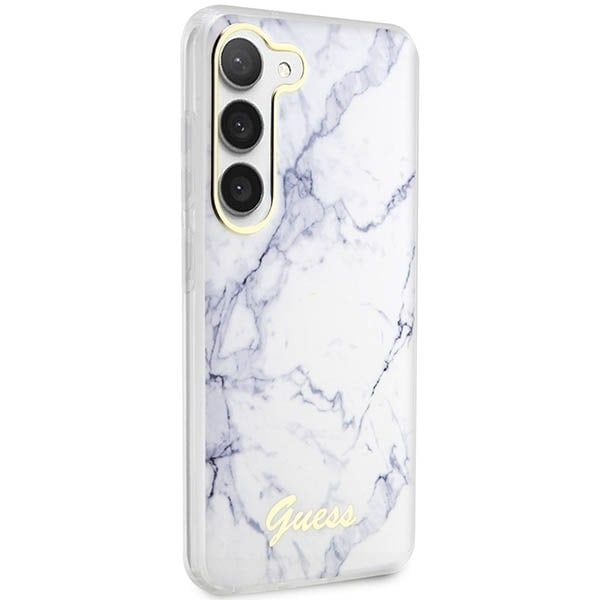 Guess GUHCS23SPCUMAH S23 S911 white/white hardcase Marble White