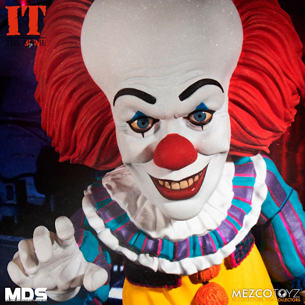 Stephen King It 1990 Pennywise MDS Deluxe figur 15cm Multicolor