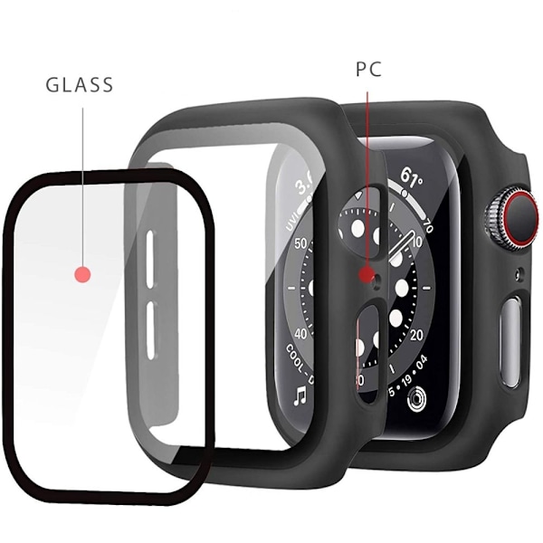 Tech-Protect Defense360 Case for Apple Watch 4 / 5 / 6 / SE (40mm) - Black Black