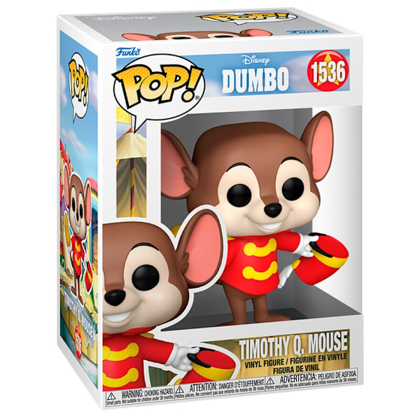 POP figure Disney Dumbo Timothy Q Mouse Multicolor