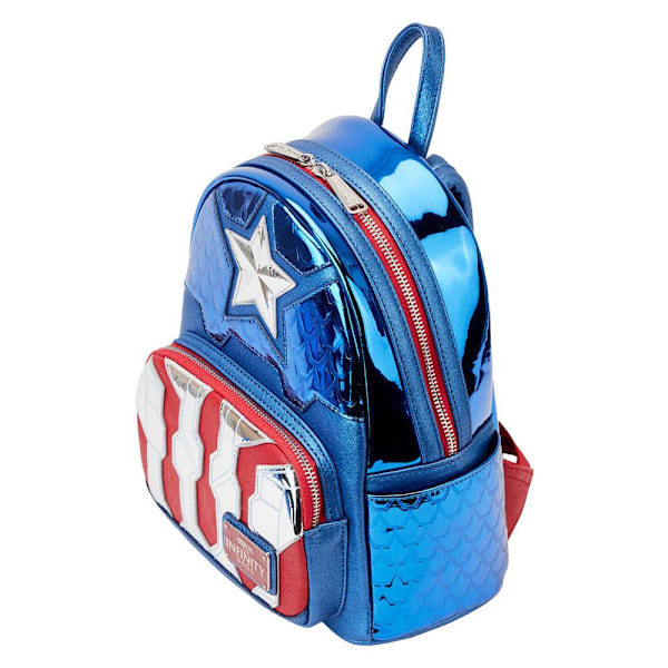 Loungefly Marvel Captain America metallic backpack 26cm multifärg