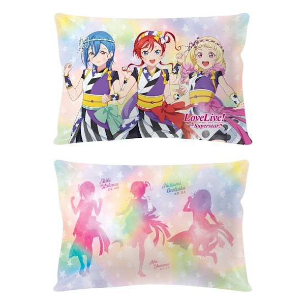 Love Live! Superstar!! Pillow Kissen Shiki, Mei, Natsumi 50 x 35 cm Multicolor