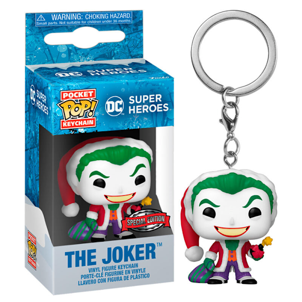 Pocket POP nøkkelring DC Comics Holiday The Joker Exlusive Multicolor