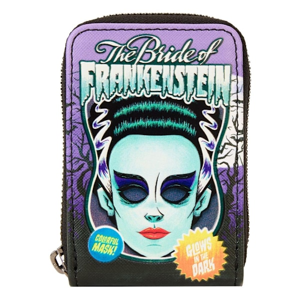 Universal Monsters by Loungefly Wallet Bride of Frankenstein Neon Mask multifärg