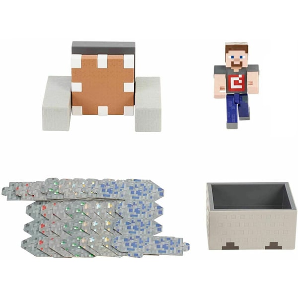 Minecraft eksplosive vogn Steve figur Multicolor