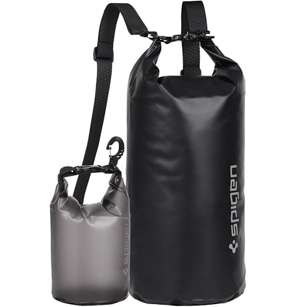 Spigen Aqua Shield A630 Waterproof 20L Bag + 2L Bag - Black Black