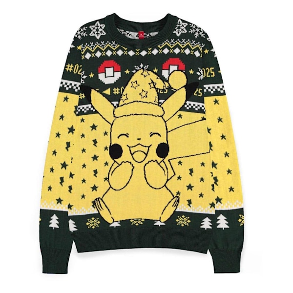 Pokemon Sweatshirt Christmas Jumper Pikachu Size XXL multifärg